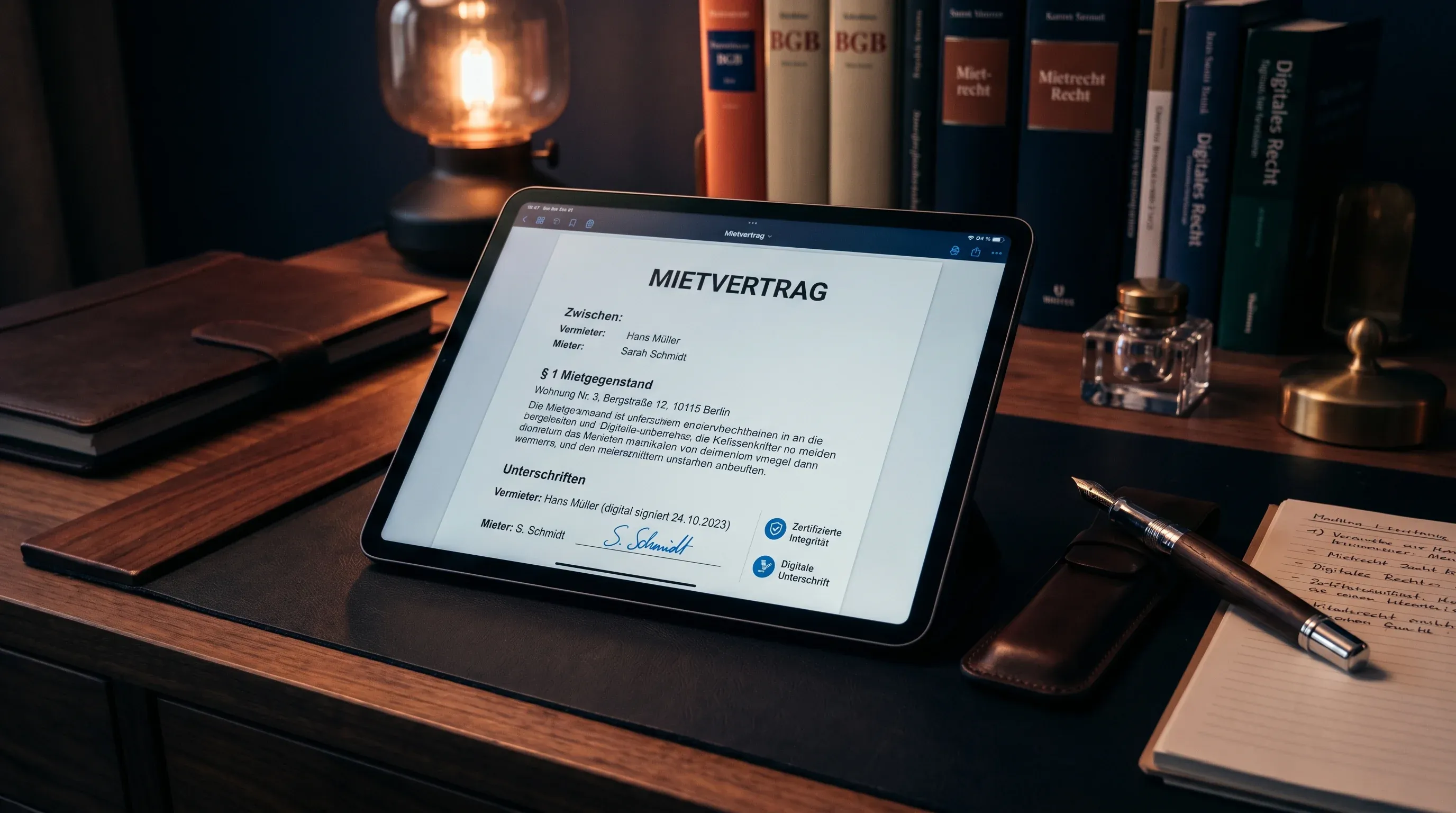 So funktioniert die qualifizierte elektronische Signatur beim Mietvertrag – eIDAS-konform und BGH-konform