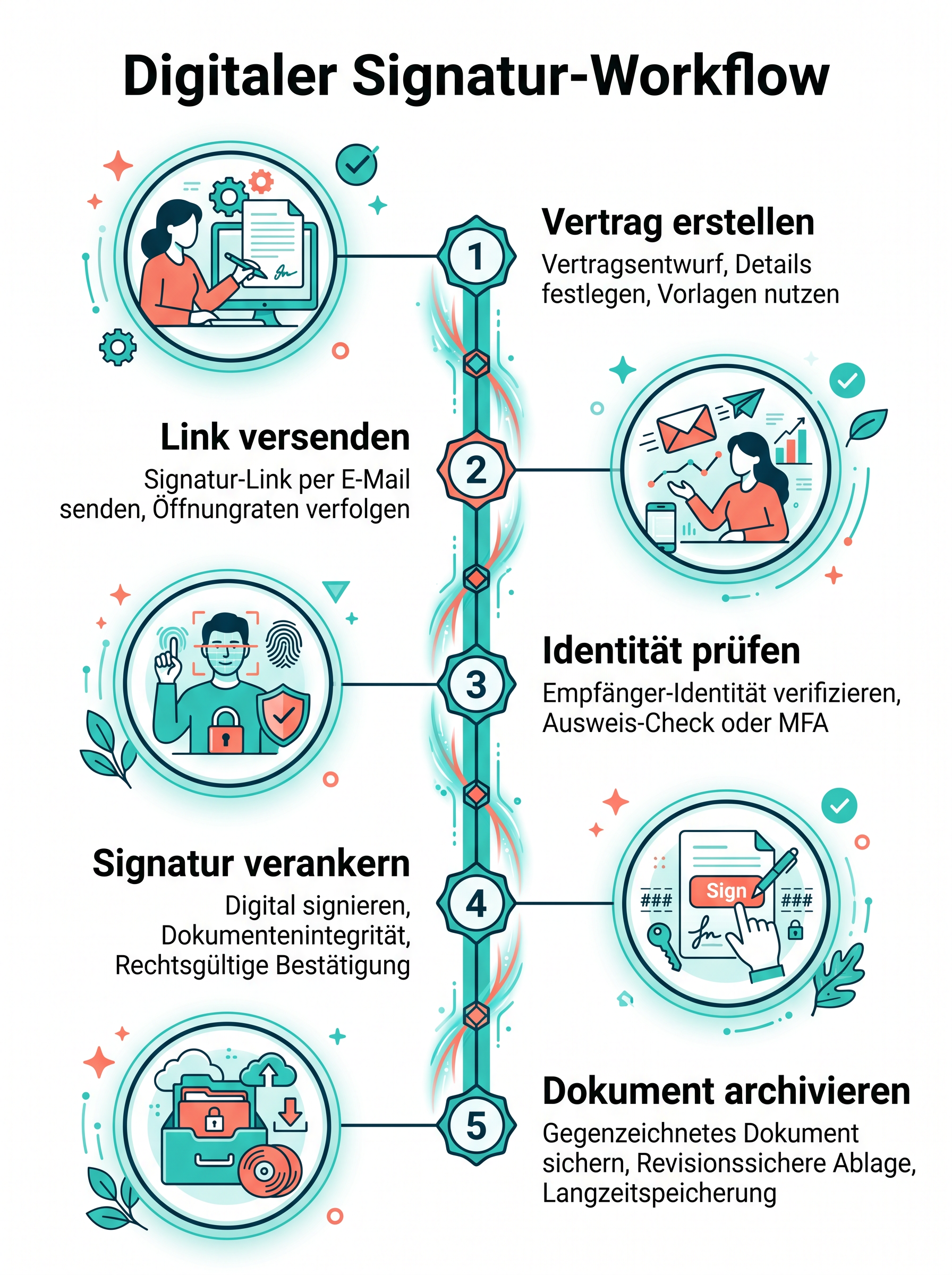Digitaler Signatur-Workflow