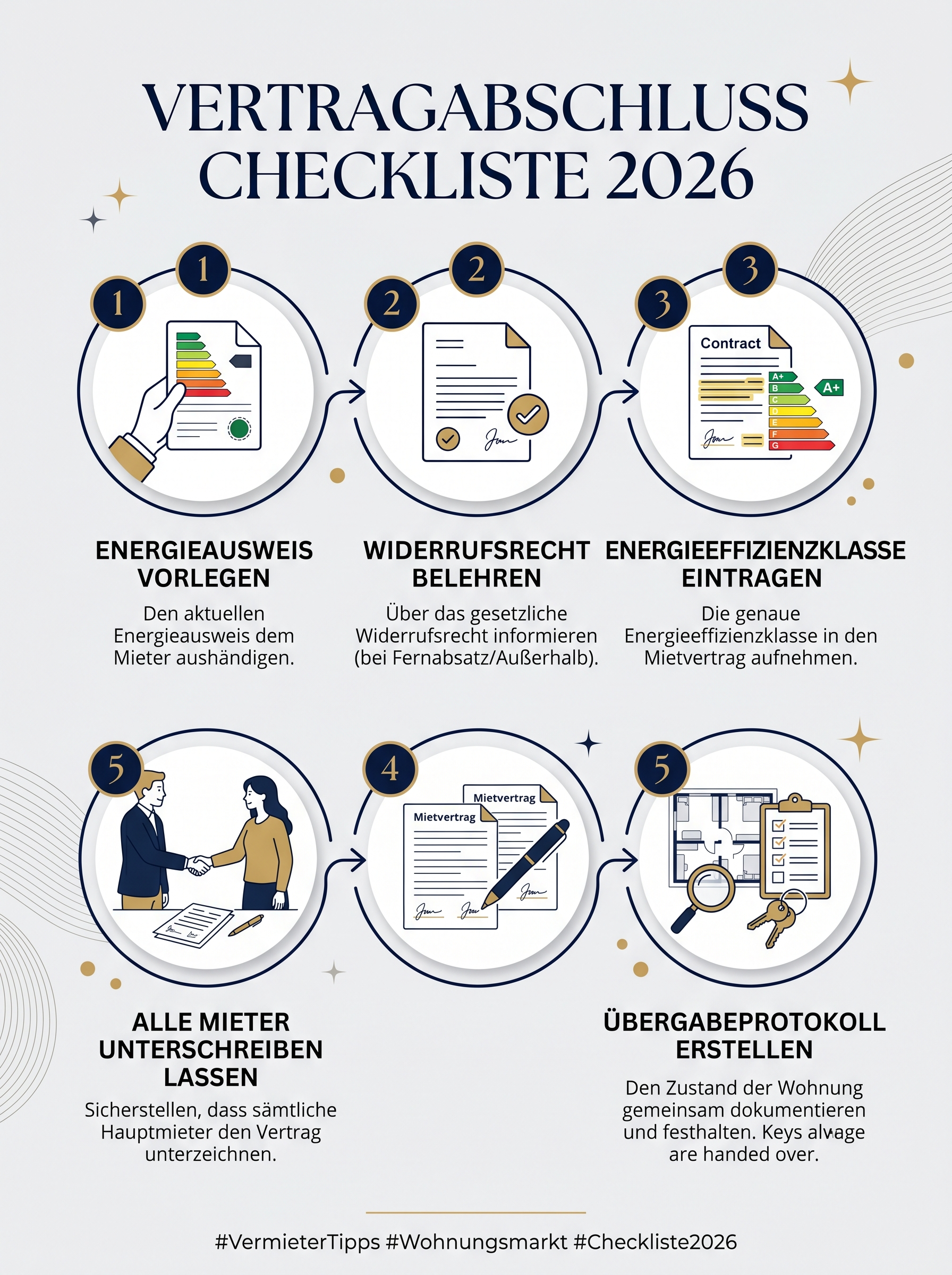 Vertragabschluss Checkliste 2026